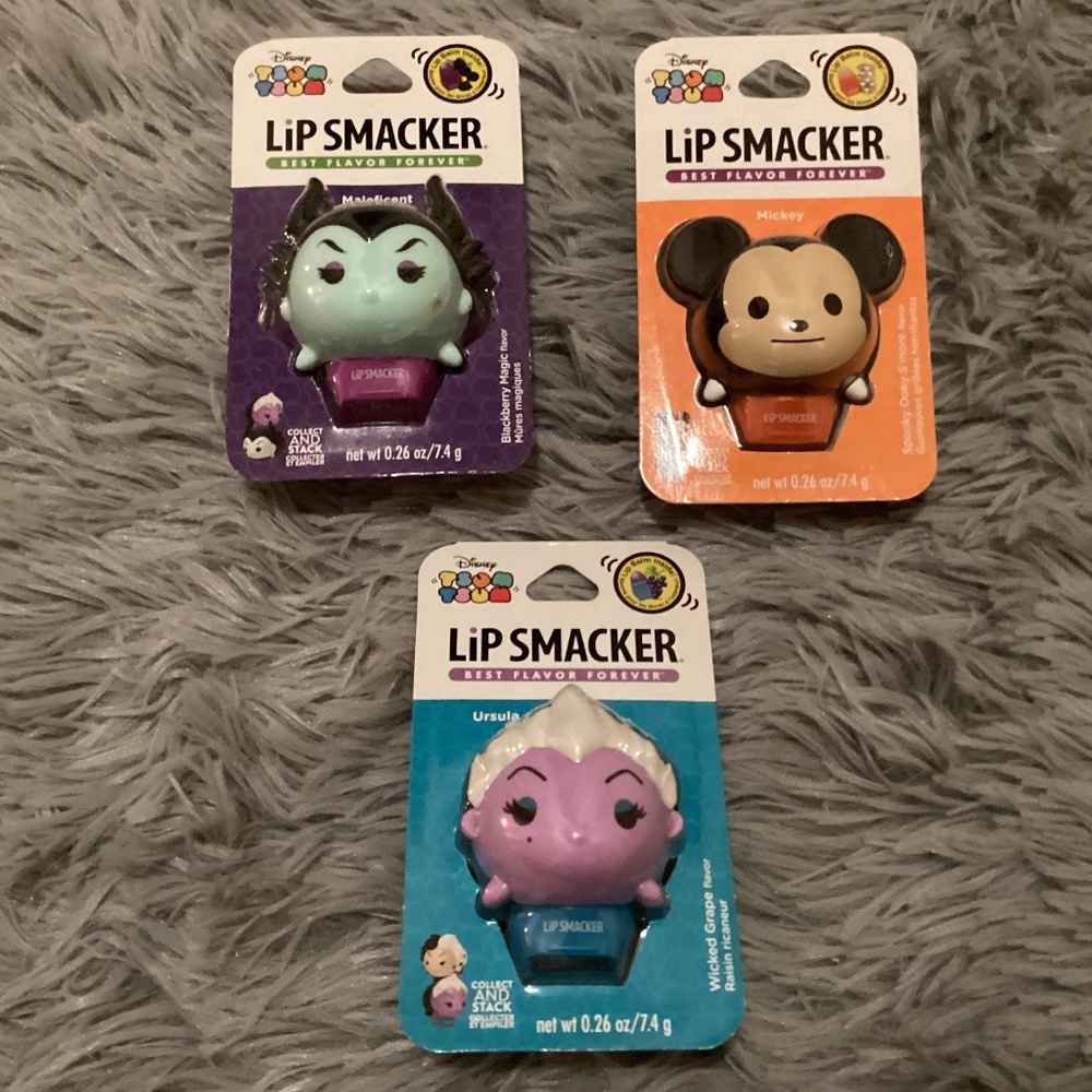 Disney Tsum Tsum Lip Smacker Bundle New